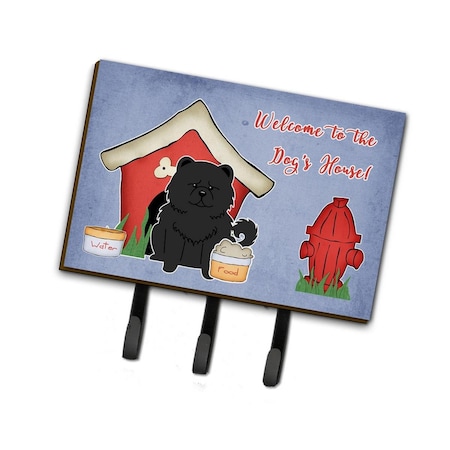 Carolines Treasures Dog House Collection Chow Chow Black Leash or Key Holder BB2897TH68